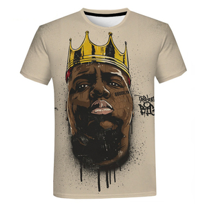 เสื้อยืดคอกลมแขนสั้นแบบลำลองสำหรับผู้ชายเสื้อผ้าแฟชั่นแบบสวมหัวขนาดใหญ่พิเศษพิมพ์ลาย3D ฤดูร้อน - Product Image 6