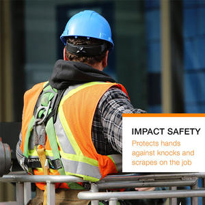 ถุงมือช่างหนังทนทานต่อแรงกระแทกระดับ7สำหรับบ่อน้ำมันและก๊าซเหมืองแร่น้ำมันและก๊าซ - Product Image 5