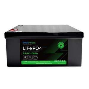 แบตเตอรี่ลิเธียม LiFePO4 24V 100Ah สำหรับโซลาร์เซลล์ รถบ้าน เรือ ระบบออฟกริด มอเตอร์ทรอลลิ่ง แบตเตอรี่ลิเธียมไอออนแบบชาร์จได้ - Product Image 1