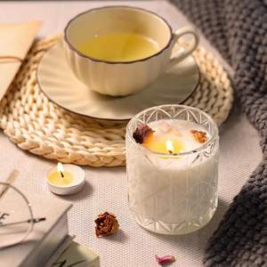 Recipientes de Vidrio con Tapas de Madera y Portavelas para Fabricación de Velas, Decoración de Bodas, Suministros al por Mayor - Product Image 3