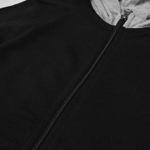 Logotipo personalizado, precio al por mayor, cremallera en blanco, informal, hombres, algodón, Polar, ropa de invierno, ropa de hombre, sudaderas con capucha transpirables básicos - Product Image 6