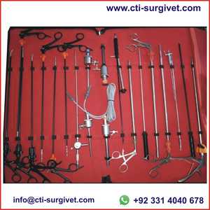 ชุดเครื่องมือผ่าตัดผ่านกล้องแบบแมนนวล ความแม่นยำสูง ผลิตจากสแตนเลส สำหรับใช้ทางการแพทย์และสัตวแพทย์ - Product Image 5