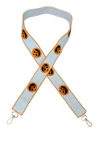 Cinturones de cuentas hechos a mano con diseño y forma personalizados Correas de guitarra de longitud personalizada y monedero de estrella con diseño de semillas bordadas - Product Image 5