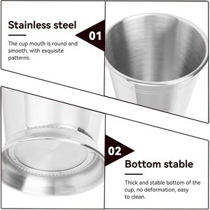 Vente chaude Écologique Fabriqué À La Main Pur Cuivre Tasses Gobelets Julep et Mule Tasses 301-400ml Direct Usine En Gros - Product Image 3