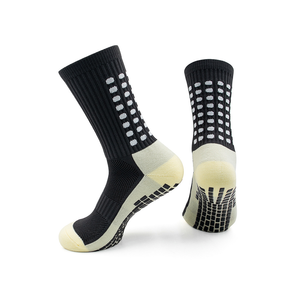 Chaussettes de football antidérapantes pour hommes, nouvelles chaussettes de sport en coton avec maintien de la forme, motif tricoté décontracté, logo pour les jeunes, bas - Product Image 2