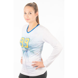 Shorts Deportivos de Jersey Elástico para Mujer, Conjuntos de Uniformes de Voleibol, Estampados, Transpirables, Ligeros, Duraderos, Personalizables - Product Image 4