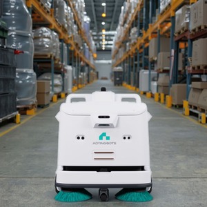 Wholesale Commercial Cleaning Outdoor Robot Vacuum Cleaner <b>Floor</b> Rechargeable Cordless Electric Road Sweeper Factory - Product Image 1