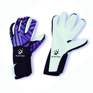 Nouveaux gants de gardien de but de Football professionnels pour adultes et enfants 4mm d'épaisseur en Latex lisse gant de Football en cuir de haute qualité - Product Image 6