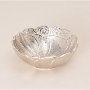 Chocolat bol de service bonbons Dessert affichage qualité supérieure argent Ware métal Lotus bol Vintage décoratif Table Ware bol - Product Image 1