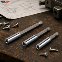 Support magnétique multi-longueurs TOOLJOY en acier CRV, aimant puissant, adaptateur d'extension pour embouts de tournevis pour perceuse électrique