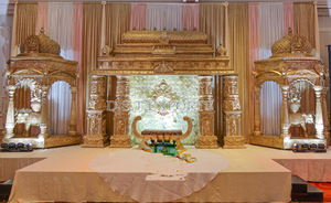 Mandap Portátil Tradicional de Bajo Presupuesto para Bodas del Sur de la India, Gran Gopuram, Mandap para Kalyanam Tamiliano, Perth - Product Image 2