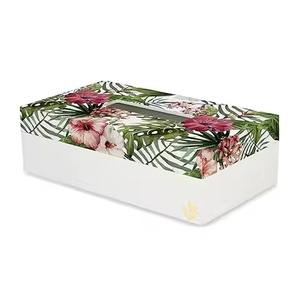 Porte-serviettes de boîte à mouchoirs en bois noir de forme carrée pour utilisation décorative de dessus de table d'hôtel de restaurant et nettoyage à la main - Product Image 4