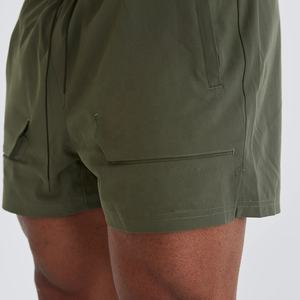 Pantalones cortos de gimnasio para hombre de secado rápido de marca de diseño personalizado OEM, pantalones cortos para correr de verano, pantalones cortos para correr atléticos para gimnasio para hombre - Product Image 6