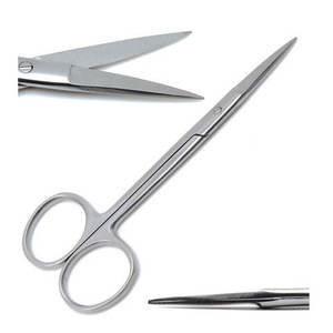 Ciseaux dentaires médicaux en acier inoxydable à vendre, ciseaux à gencives personnalisés, 11 cm, incurvés, instruments médicaux dentaires - Product Image 1