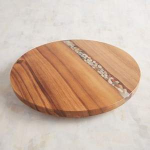 OPTIMISATION Sous-verres en résine de noyer pour la décoration intérieure Sous-verres en résine époxy en bois Sous-verre personnalisé de luxe pour boisson - Product Image 5