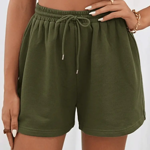 Shorts décontractés en coton simple pour femmes, pantalons de yoga et de plage, shorts de sport pour l'intérieur et l'extérieur. - Product Image 1