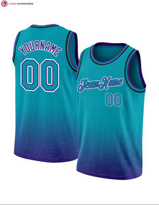 Maillot de basket-ball de mode de couleur personnalisée respirant et coutures à séchage rapide maillot de basket-ball de haute qualité - Product Image 3