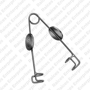 Espéculo ocular Barraquer con cuchillas de acero inoxidable Instrumento médico Retractor oftálmico disponible en todas las calidades y tipos - Product Image 6