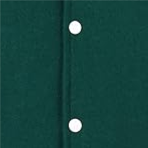 <b>Men</b> Classic Forest Green and <b>White</b> Varsity <b>Jacket</b> Authentic Athletic Letterman Bomber with Contrast Sleeves - Product Image 4