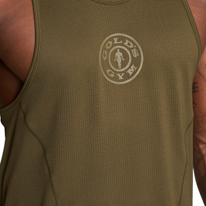 Débardeur de musculation en coton et élasthanne pour homme, vert, Golds Gym, musculation, entraînement sans manches, veste de sport, vêtements de sport - Product Image 5