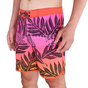 Short de surf décontracté à motif uni à séchage rapide pour hommes, short de plage à prix de gros - Product Image 5