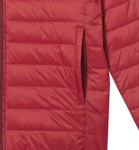 Chaquetas acolchadas rellenas de poliéster para hombre con capucha frontal de camuflaje resistente al agua y ligeras de gran tamaño con logotipo personalizado al por mayor - Product Image 6