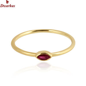 Elegante anillo de piedras preciosas de Plata de Ley 925 Moda chapado en oro Forma de marquesa Estilo clásico para fiestas Precio al por mayor de fábrica - Product Image 3