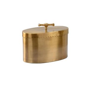 ชุดโหลกลม HA 1020 จำนวน 2 ใบ พร้อมฝาปิด ผิวสัมผัสหยาบสีทอง สำหรับใส่อาหาร ชุดครัว ของใช้ในบ้าน ภาชนะใส่ของในครัว โหลใส่น้ำตาล ชา - Product Image 4