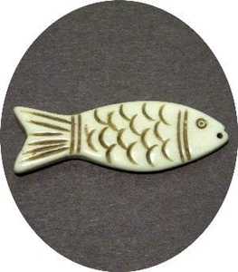 Perles d'os de buffle d'eau sculptées antiques 100% véritables bijoux de mode tuyau de cheveux coquille os et perles de corail - Product Image 2