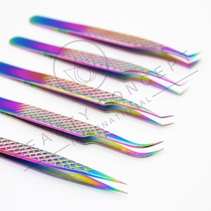 ที่ต่อขนตา,ที่หนีบขนตาสีขาวพร้อมปลายขนตาแบบนาโนไมโครไฟเบอร์ - Product Image 5