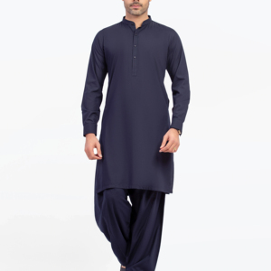 Salwar Kameez pakistaní para hombre, estilo casual elegante, ropa islámica tradicional, corte regular para oficina, uso diario y Eid. - Product Image 1