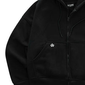 เสื้อฮู้ด100% ผ้าฝ้ายแขนยาวผ้ายืดเอวสูงแบบลำลองใส่ได้ทั้งชายและหญิง - Product Image 1