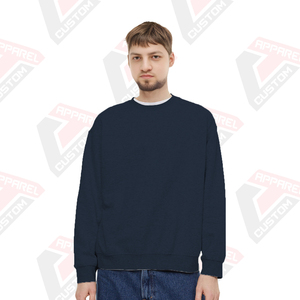 Premium Men's Winter Sweatshirt Polyester/Cotton <b>Blend</b> Fleece Ultra Soft Lined - Product Image 6