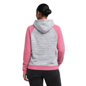 Sweat-shirt à manches raglan gris pour femme, vêtements de sororité grecque, sweat-shirt rose et vert pour femmes, vêtements de sororité universitaire, vêtements grecs - Product Image 2