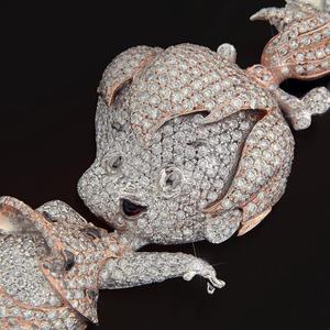 Collier pendentif diamant Moissanite de luxe avec artisanat fin pour les femmes modernes disponibles à des prix de gros - Product Image 6