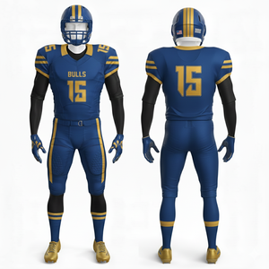 Ensembles de maillots de football américain rouges pour hommes 2026 – Personnalisation par sublimation, 100 % polyester, impression numérique, respirant, grandes tailles, manches courtes - Product Image 3