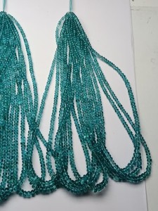 อะพาไทต์สีฟ้าธรรมชาติ ขนาด 4 มม.-5.50 มม. รูปทรงกลมเรียบ คุณภาพสูง เหมาะสำหรับทำเครื่องประดับหรูหรา และเป็นของขวัญ - Product Image 6