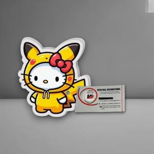 Nueva Llegada, Placa Magnética para Extensión de Pestañas de Acero Inoxidable con Logotipo Personalizado de Hello Kitty, Forma de Corazón, Mariposa, Círculo, Rectángulo - Product Image 3