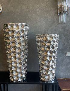 Florero de Metal martillado hecho a mano, jarrón de mesa decorativo clásico para eventos de boda, buen precio, decoración del hogar de la mejor calidad - Product Image 2