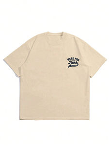 เสื้อยืดผู้ชายสั่งทำพิเศษ ขายดี เนื้อผ้านุ่ม 100% ผ้าฝ้าย พิมพ์ลายดิจิทัล แขนสั้น คอกลม ระบายอากาศได้ดี สวมใส่สบาย ผลิตในปากีสถาน - Product Image 4