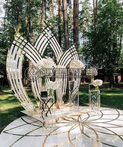 Arches en plastique renforcé de fibres marocaines colorées pour les mariages en plein air - Product Image 3