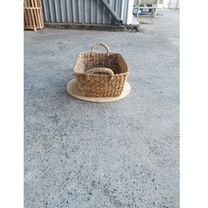 Vietnam Handcrafted Multi-Size Storage Baskets Water Hyacinth Twisted Handle Convenient Sustainable Design Storage Boxes <b>Bins</b> - Product Image 3