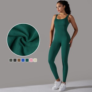 Espalda descubierta cruzada para correr Color completo gimnasio ropa deportiva gancho y ojo sujetador personalizado Sexy Nylon Spandex Yoga Top para conjuntos de mujer - Product Image 3