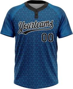 Camiseta de béisbol con cuello en V vintage OEM - Product Image 4