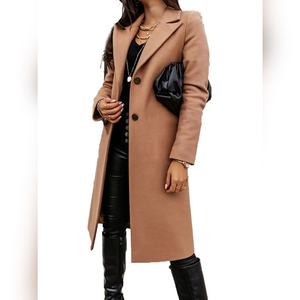 Abrigo largo para mujer, abrigos largos, nuevo diseño, mangas largas - Product Image 1