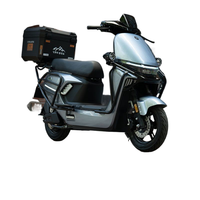 72V Lityum Pil Elektrikli Scooter 70km/s Yüksek Güçlü E-Moped LED Işık ve Arka Kargo Kutusu ile (CE Sertifikalı)