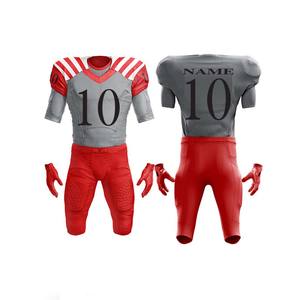 Conjuntos de uniformes de fútbol americano impresos personalizados de alta calidad Ropa de equipo transpirable con precio bajo - Product Image 1