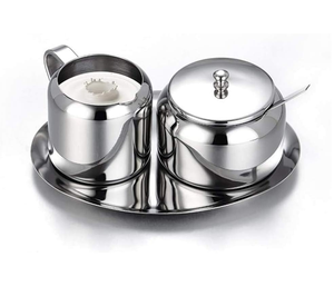 Caja de especias de acero inoxidable de diferentes tamaños, tazón de 2 tarros, azucarero de acero inoxidable más popular a un precio asequible - Product Image 5