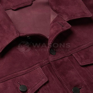 สำหรับใช้ในชีวิตประจำวัน เสื้อแจ็คเก็ตทรัคเกอร์ลำลองสำหรับผู้ชาย ผ้าเนื้อนุ่มสบาย สตรีทแวร์ เสื้อคลุม - Product Image 5