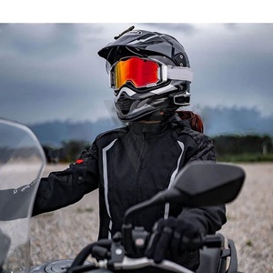Gran oferta, ropa deportiva Cordura para hombre, chaqueta negra a prueba de viento con capucha para carreras de motos, impermeable, transpirable, último diseño - Product Image 6
